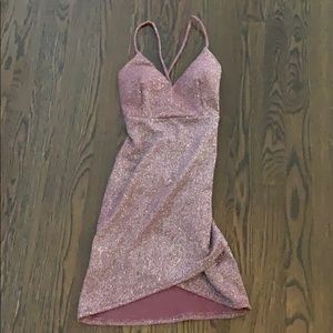 A sparkling mini dress!! That has never been worn!